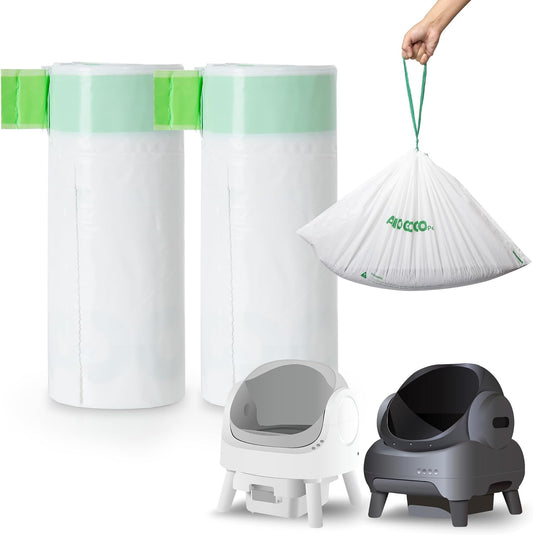 40 Pack Litter Bags, Compatible with Neakasa M1 & Petpivot & Wozhio & Autoscoope